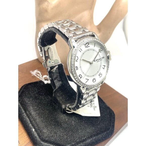 Coach Womens Watch 14503808 Arden Quartz Gemmed Silver Dial Stainless Steel 36mm main image 10